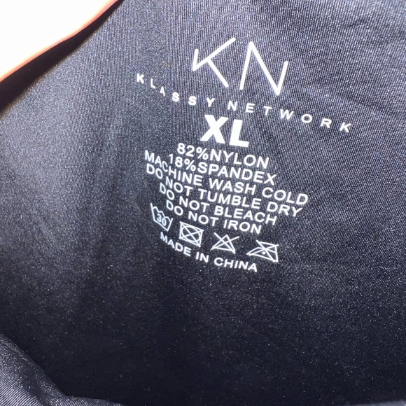 Klassy network Square Neck Short Sleeve Bramisuit XL - Picture 9 of 12